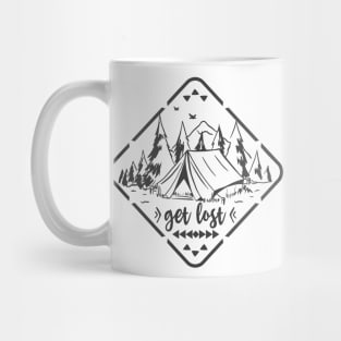 Camping Adventure Hiking Outdoor Funny Quote Mug